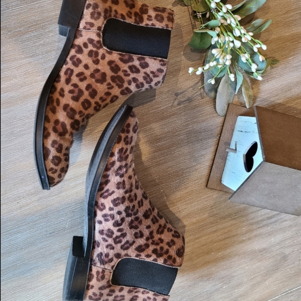 American Eagle Leopard Print Booties - image 5